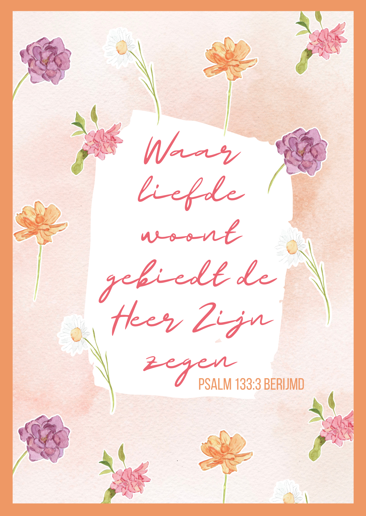 Waar liefde woont - kaart