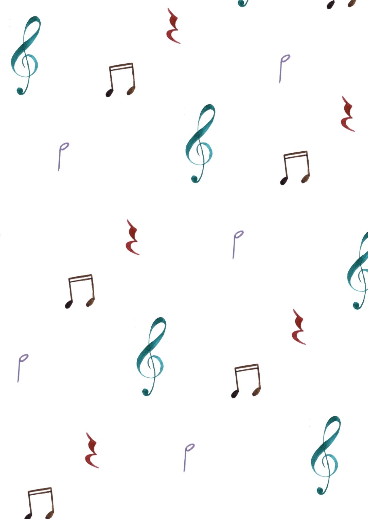 Muzieknoten - Muzikaal - kaart