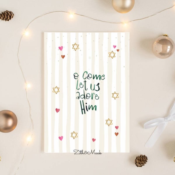 Kerstkaart Christelijk 2025 - 5