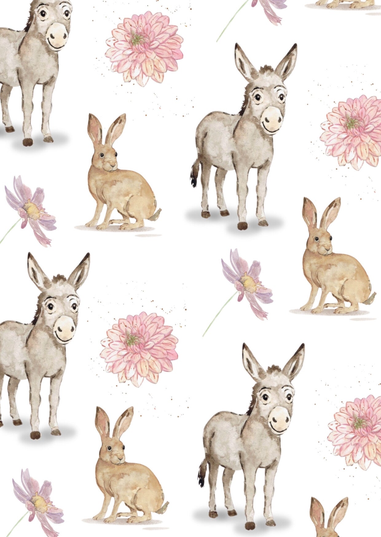 Dierenpatroon - Cosmea - kaart