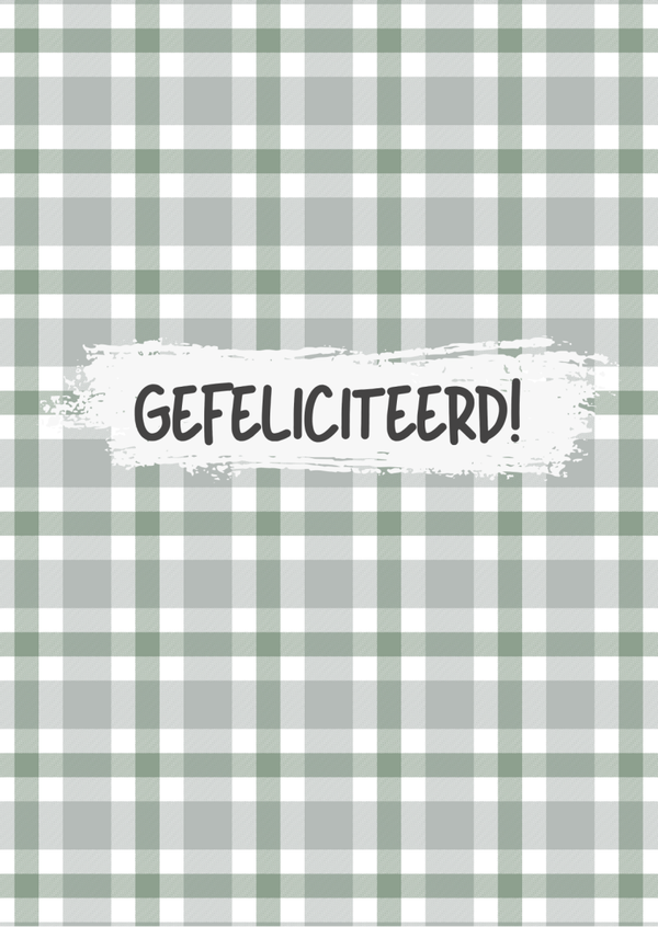 Gefeliciteerd - Karakter - kaart