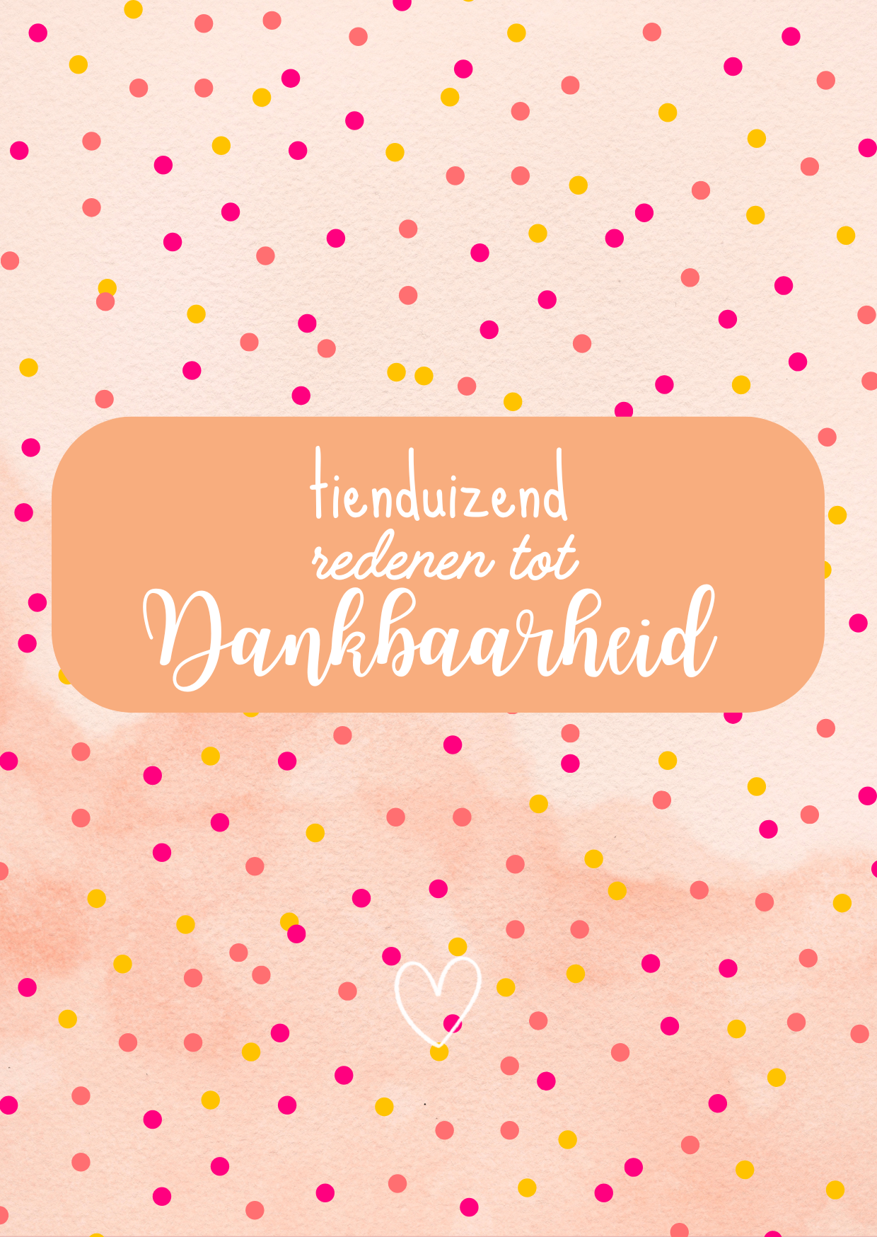 Dankbaarheid - kaart