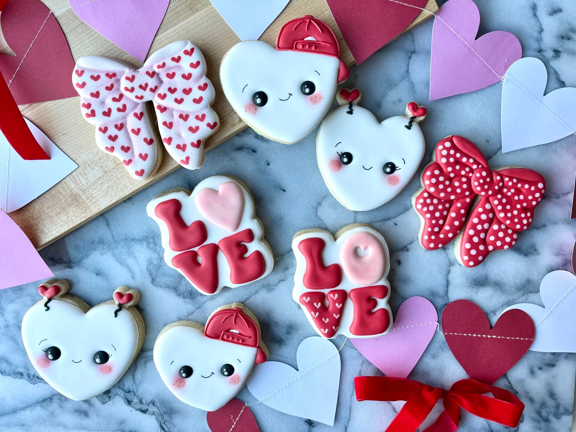 Valentine Sugar Cookies