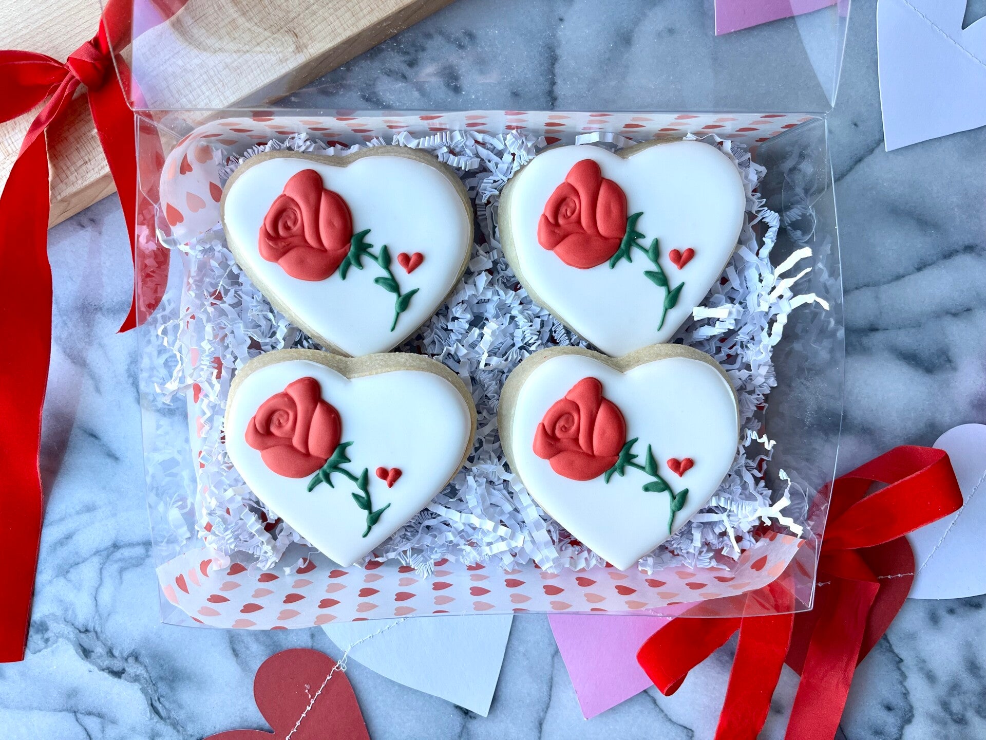 Roses Sugar Cookies