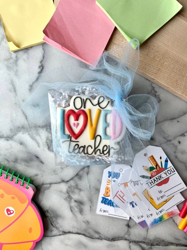 « One Loved Teacher » Cookie