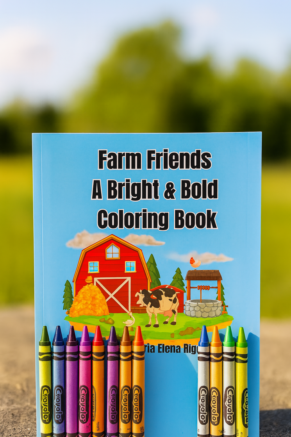 Farm Friends A Bright & Bold Coloring Book