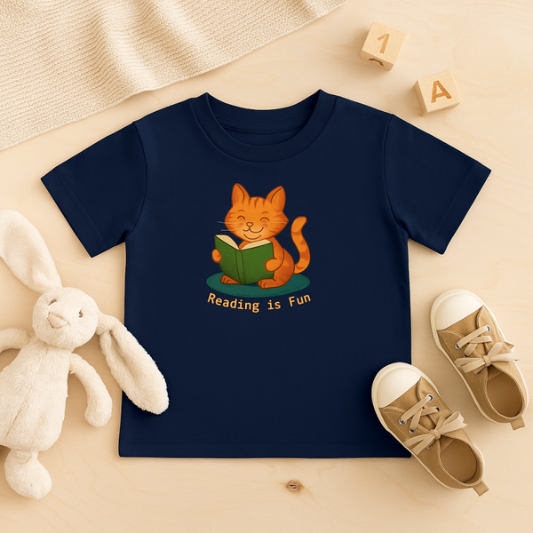 Grizzie Reading is Fun Toddler T-Shirt