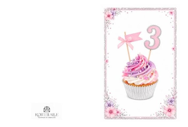 Tillykke cup kage 3 år
