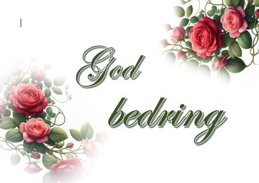 god bedring med roser