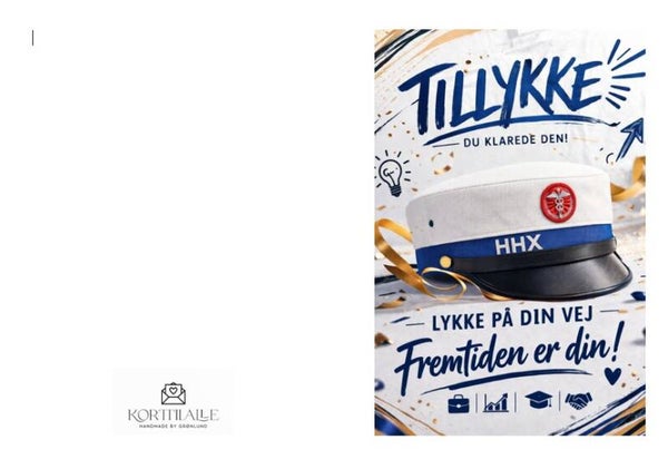 Folde studenterkort HHX