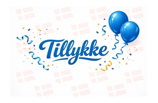 Tillykke kort