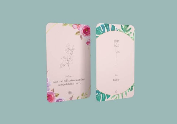 Carddeck Flowersz! Kaarten en boekje.