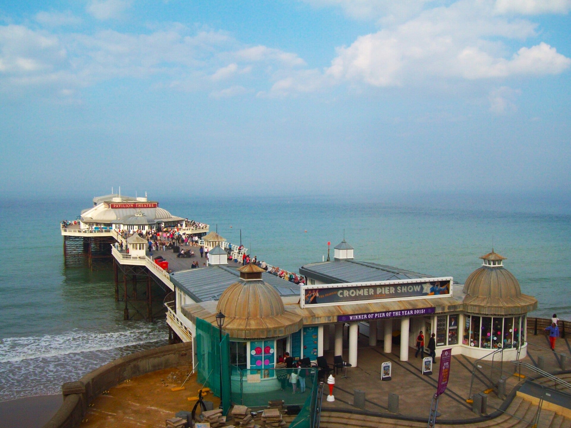 The scenic North Norfolk coastline at Cromer, a highlight of our custom British tours.