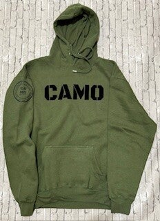 CAMO Hoodie - Green/black