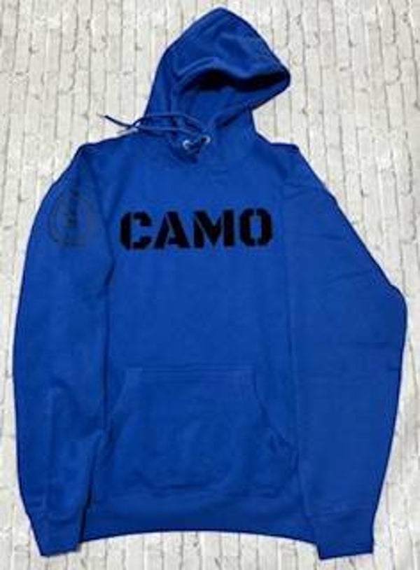 CAMO Hoodie - Royal Blue/black