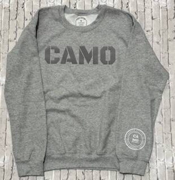 CAMO Sweater - Gray/gray