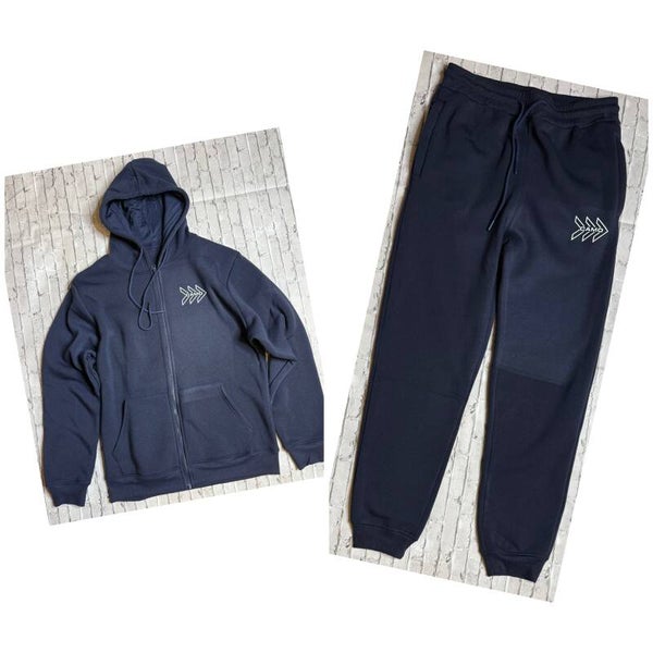 Chevrons - Navy Blue