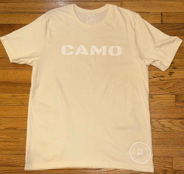 CAMO T-Shirt - Cream/white