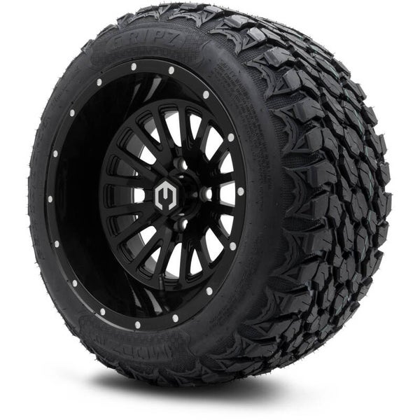 23x10x14 MODZ® 14" Assassin Glossy Black Wheels & Off-Road Tires Combo