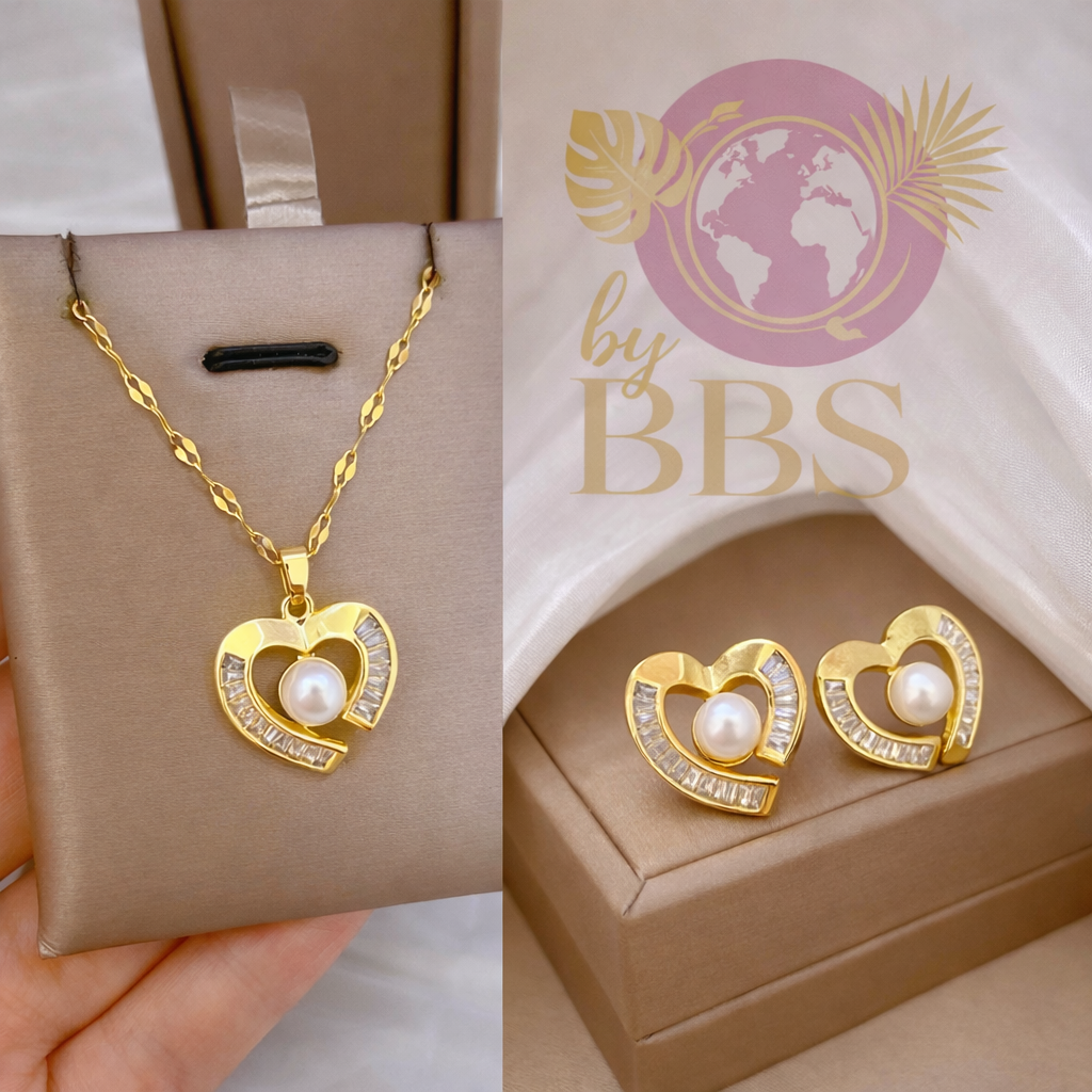 Parures collier boucles d'oreille