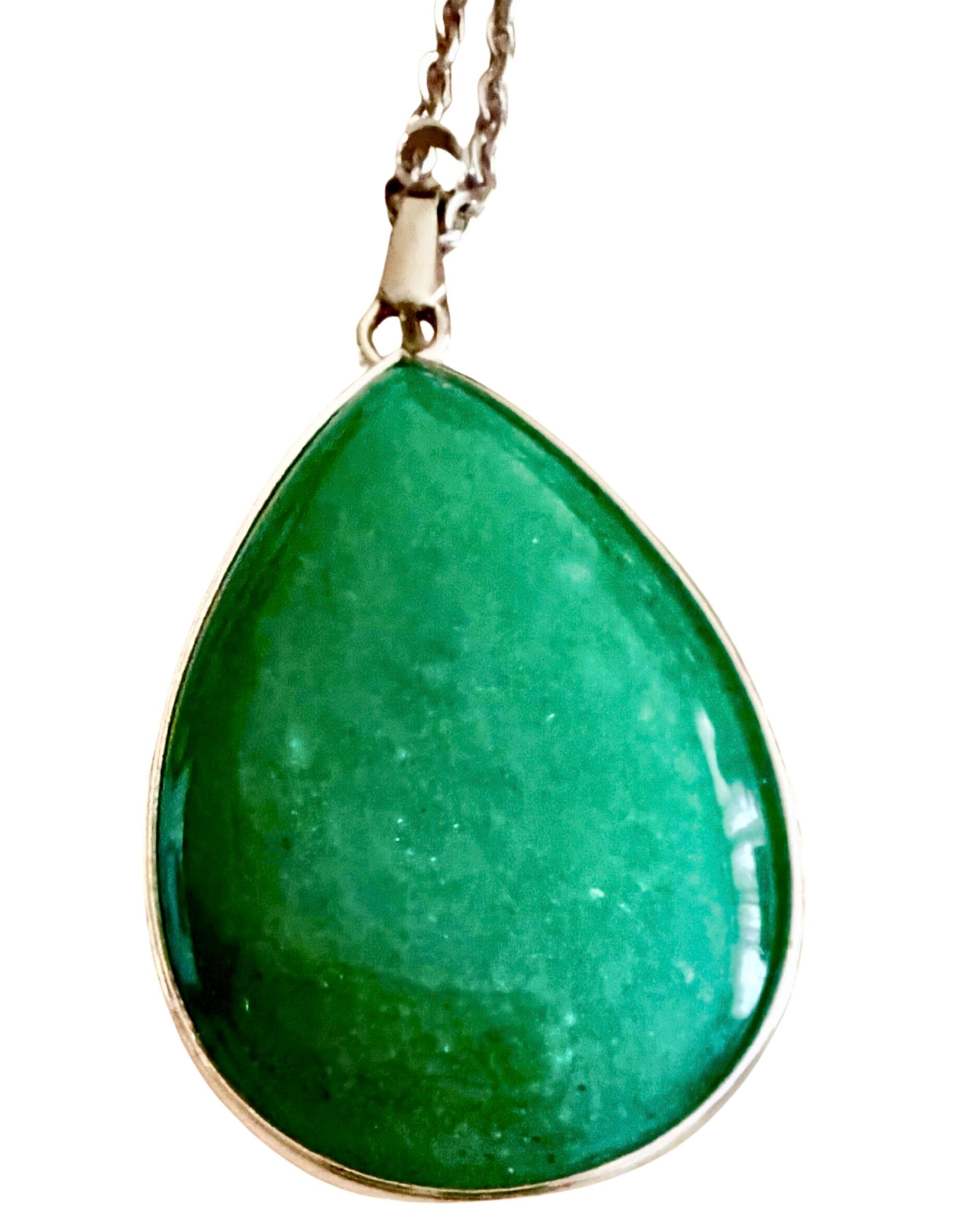 Pendentif Aventurine Verte