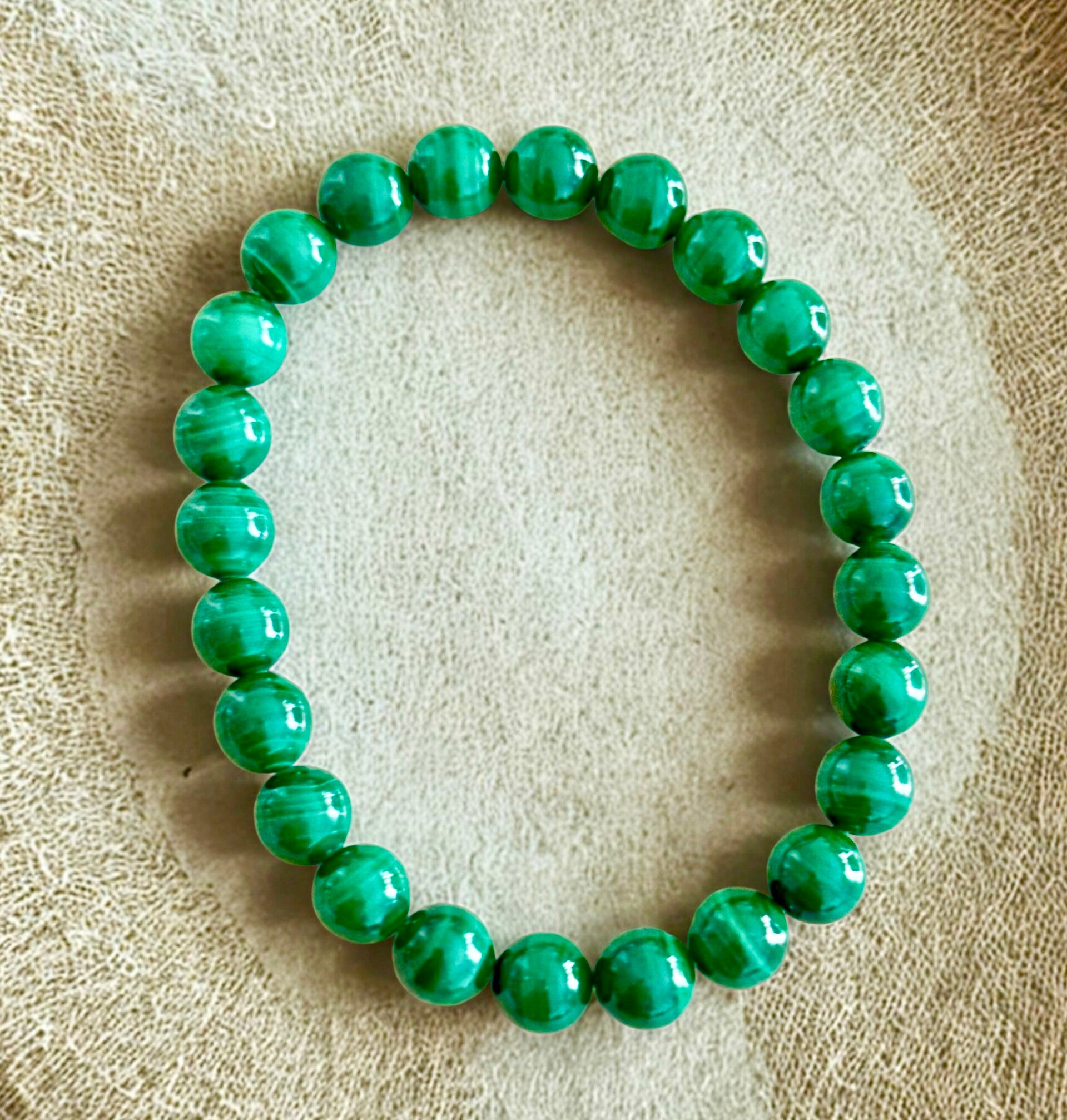 Bracelet Malachite 8 mm