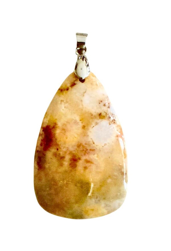 Pendentif Jaspe Corail