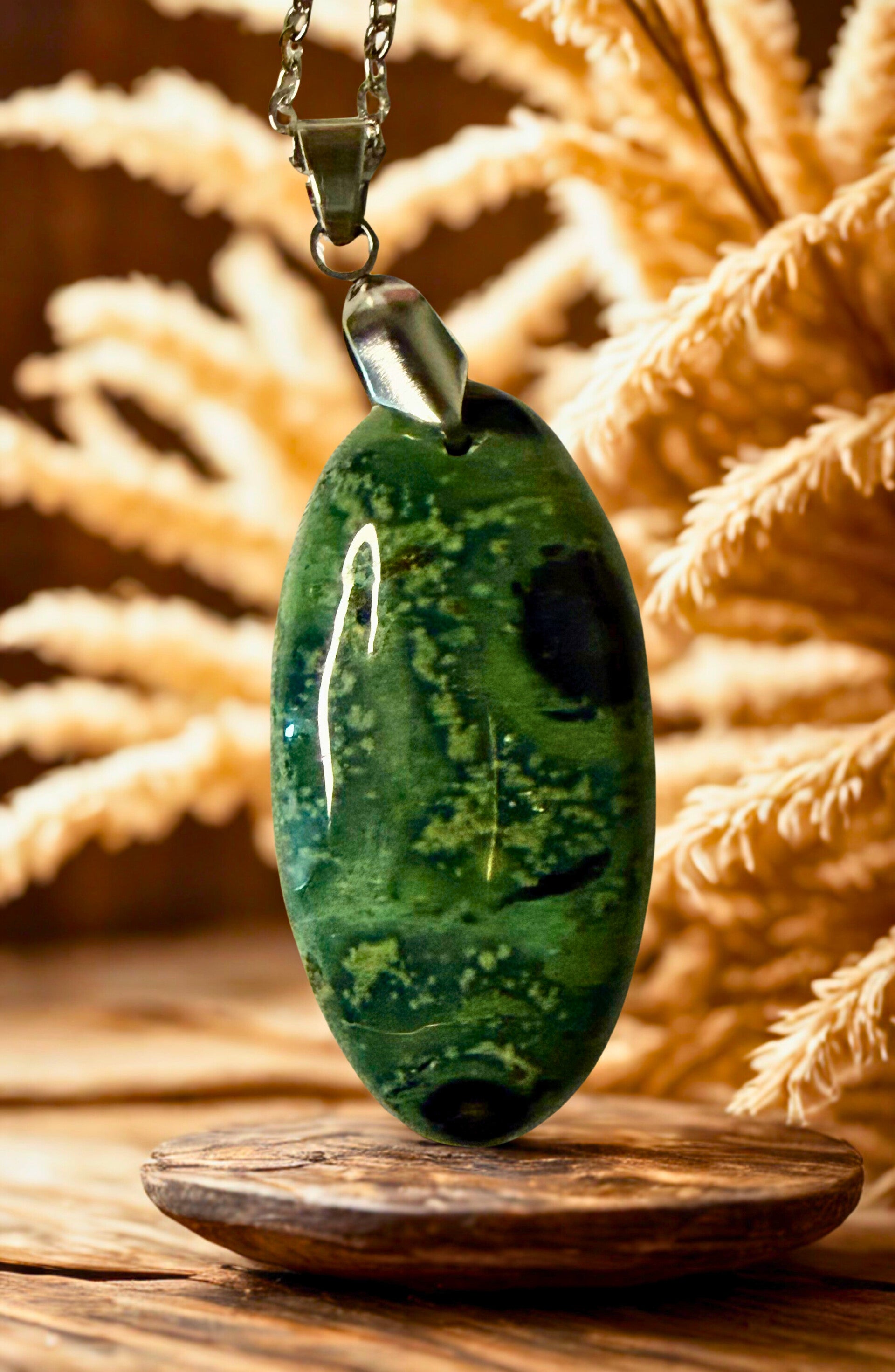 Pendentif Jaspe Kambaba