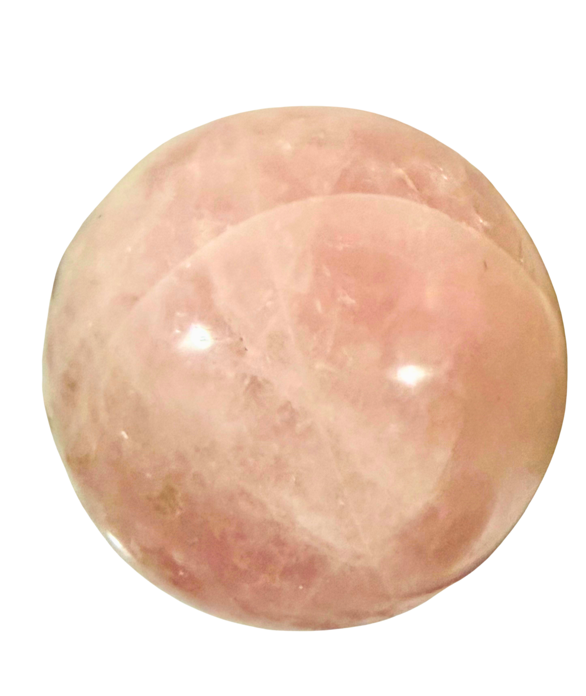 Sphère quartz rose 1.830 KG