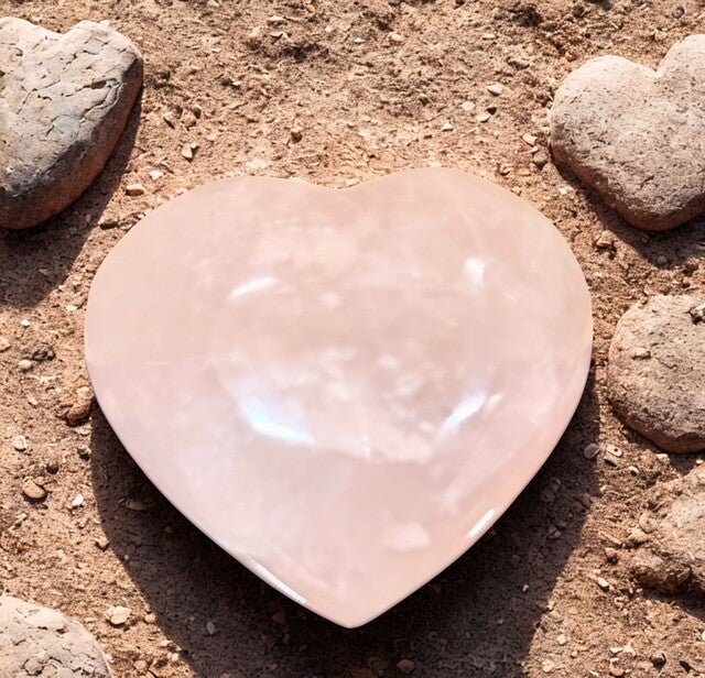 Coeur Quartz Rose