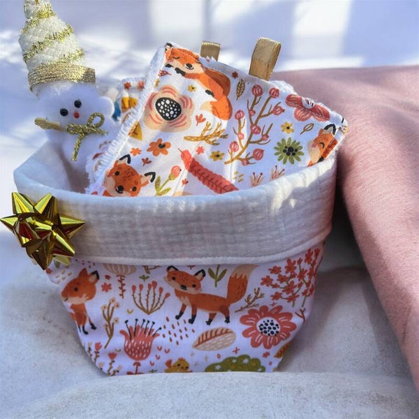 Panier et lingettes