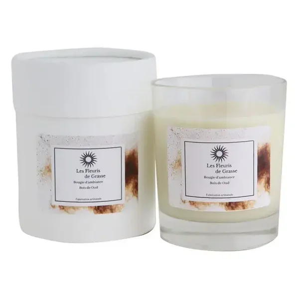 Bougie d'ambiance AMBRE BLANC FLEURS D'ORANGER