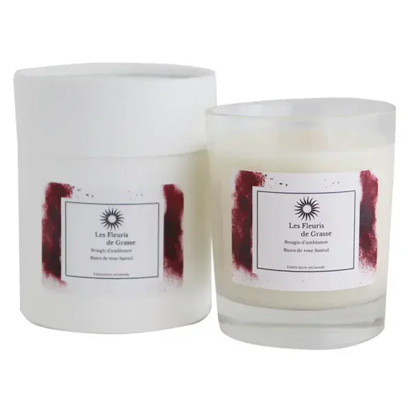 Bougie d'ambiance BAIE DE ROSE SANTAL