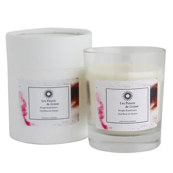 Bougie d'ambiance OUD ROSE DE DAMAS