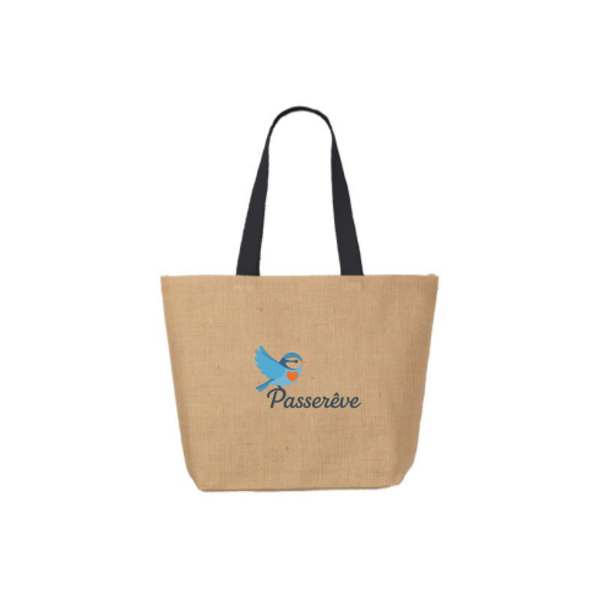 Sac en jute élégant