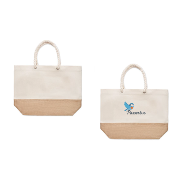 Sac de plage en toile