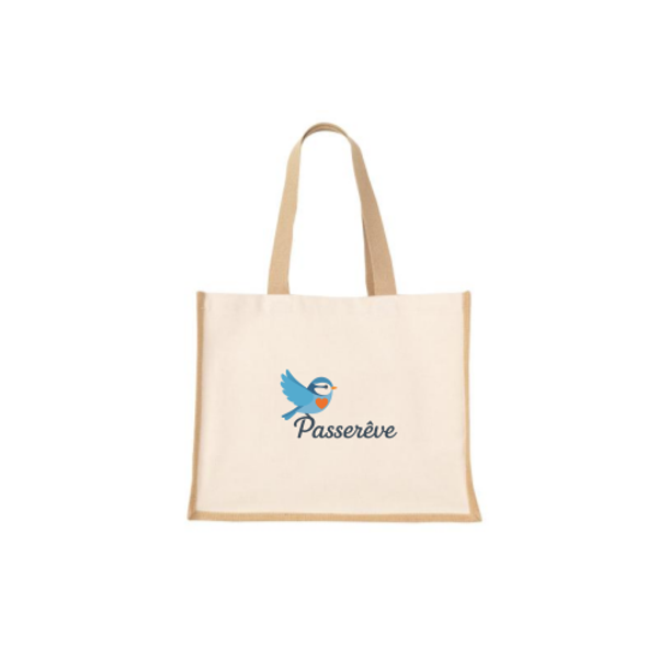 Sac shopping en jute