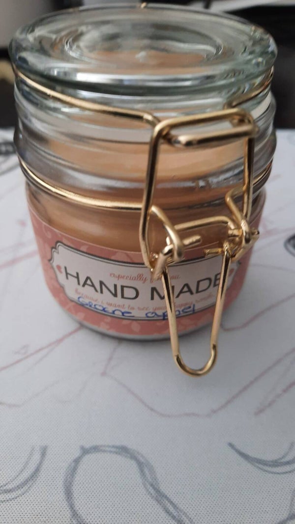 Geurkaars in wekpotje Goud Groene Appel