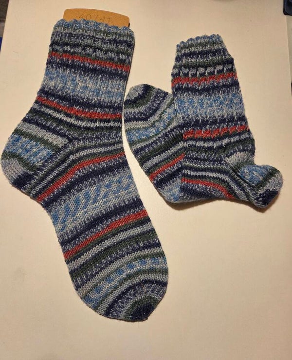 Handgestrickte Socken Gr.40/41