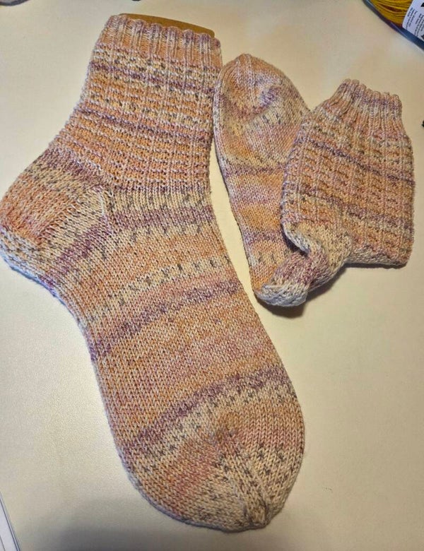 Handgestrickte Socken Gr.38/39