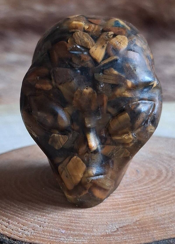 L.O.O.P.S Orgonite Met Tijgeroog