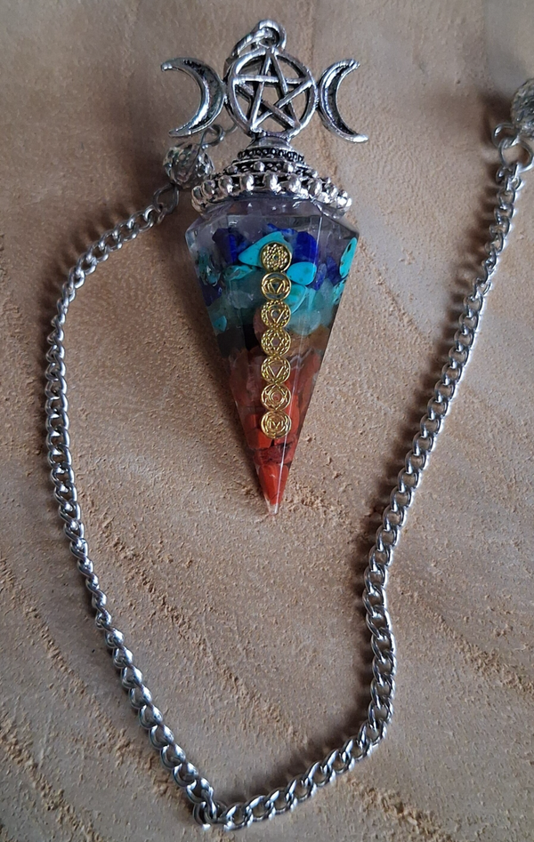 Pendel Orgonite Chakra: Triple Moon