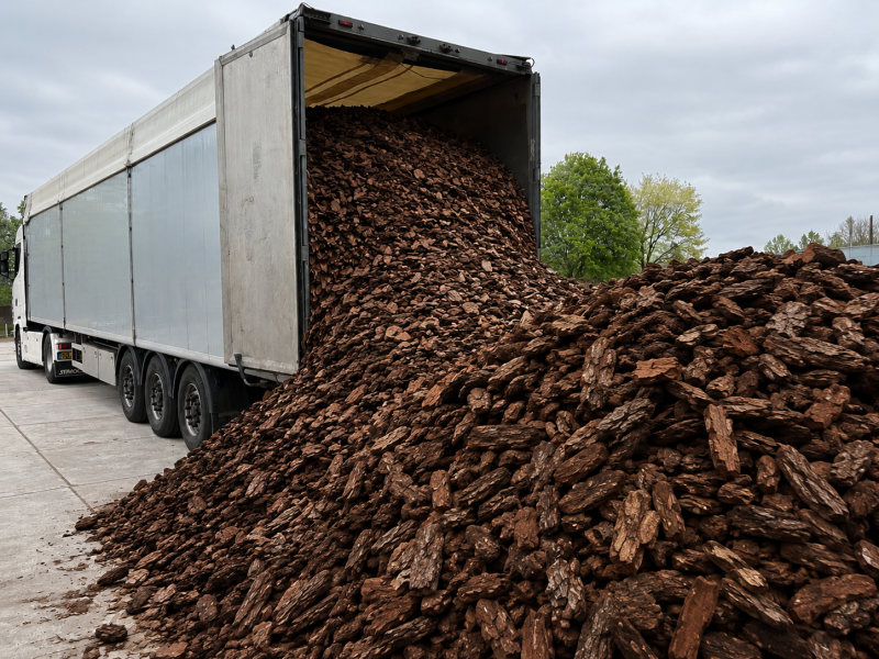 boomschors bulk walkingfloor 90 kuub houtvezel