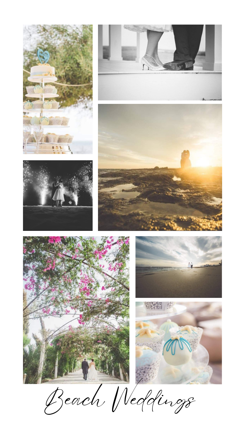 Beach wedding decoration Cyprus wedding planner boho Wedding 