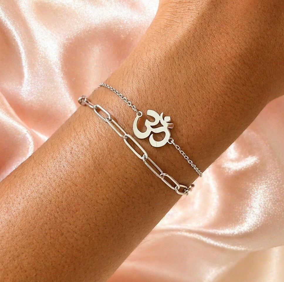 Bracelet OM Élégance – Argenté
