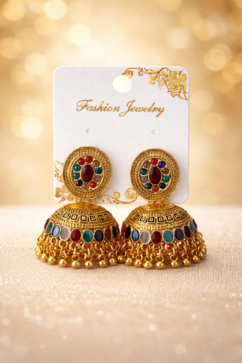 Boucles d'oreilles style indien