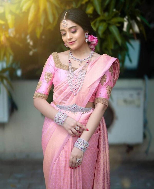 Sari Rose Impérial