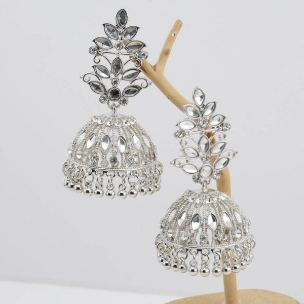 Boucles d'Oreilles Jhumka Argenté