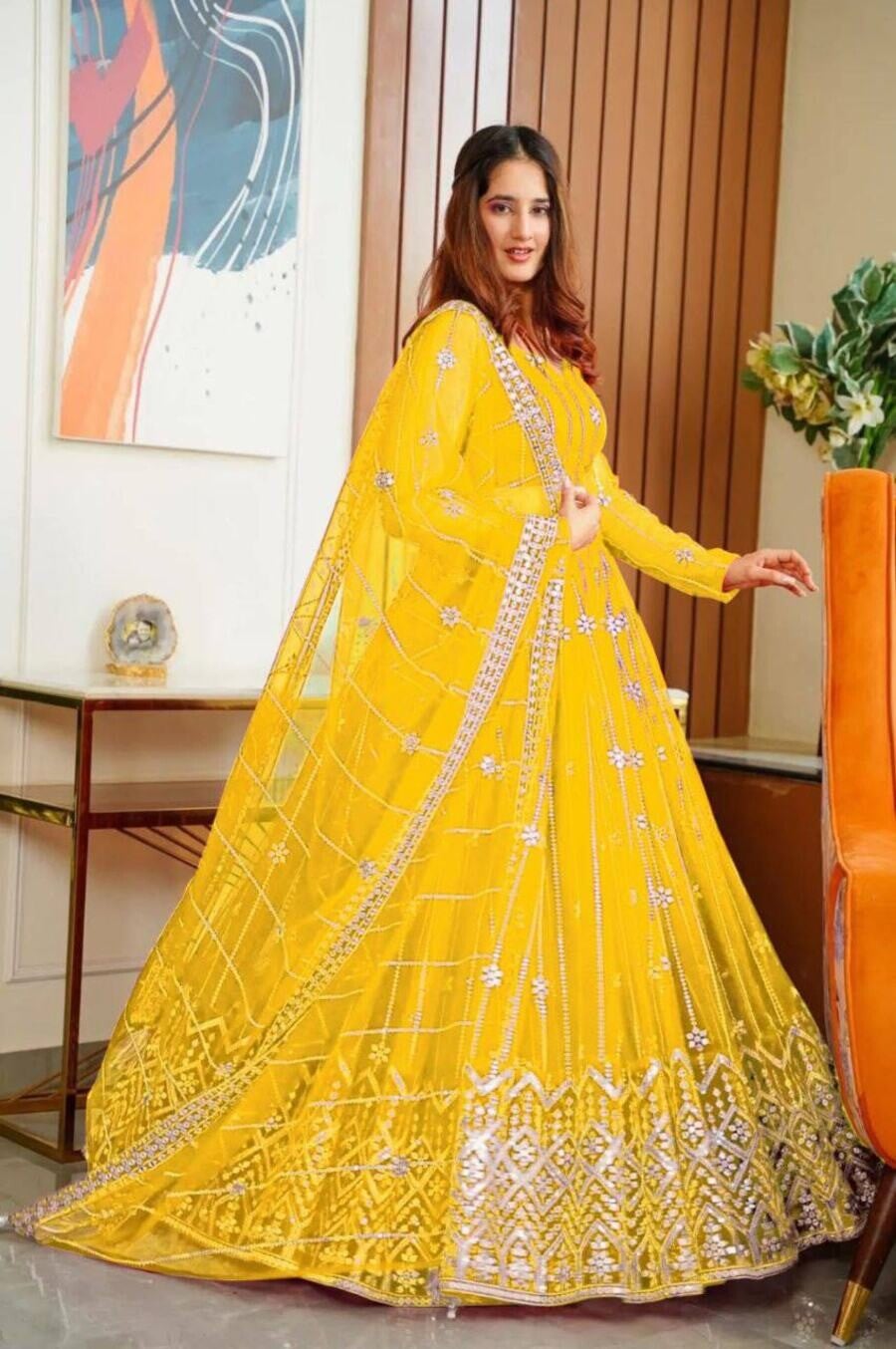 Lengha éclat soleil jaune