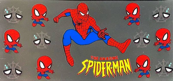 Comic character 16oz cup wrap